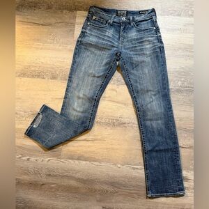 Buckle Salvage Mayhem Straight Regular Fit Denim Jeans Distressed *Flawed/Read